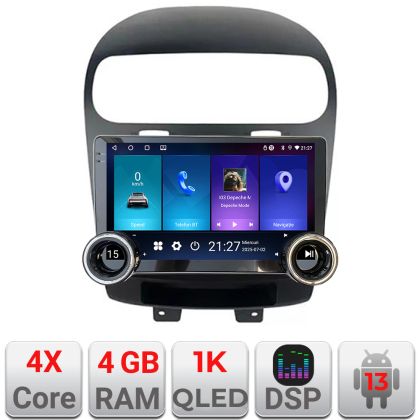 Navigatie Fiat Freemont Dodge Journey 2012-2019 Edotec  4+64 10.5 inch Incell 1K android Wifi 5Ghz gps internet 32 v1 CarStore Technology