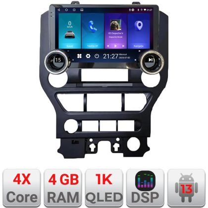 Navigatie Ford Mustang 2015-2020 Kit-MUSTANG Edotec  4+64 10.5 inch Incell 1K android Wifi 5Ghz gps internet CarStore Technology