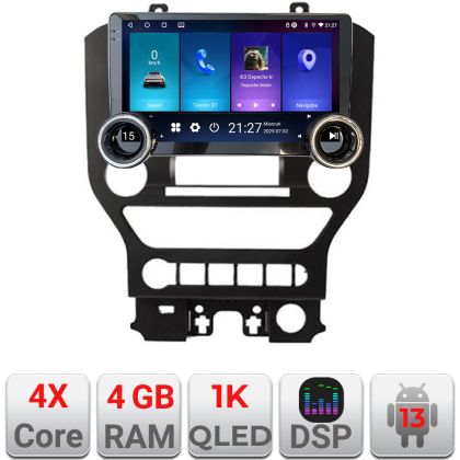 Navigatie Ford Mustang 2015-2020 Kit-MUSTANG-navi Edotec  4+64 10.5 inch Incell 1K android Wifi 5Ghz gps internet CarStore Technology