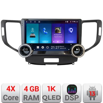 Navigatie Honda Accord 2008-2012 Kit-8951 Edotec  4+64 10.5 inch Incell 1K android Wifi 5Ghz gps internet a CarStore Technology