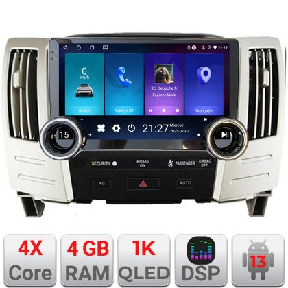 Navigatie Lexus RX300 2003-2008 Edotec  4+64 10.5 inch Incell 1K android Wifi 5Ghz gps internet  Kit-RX300 CarStore Technology