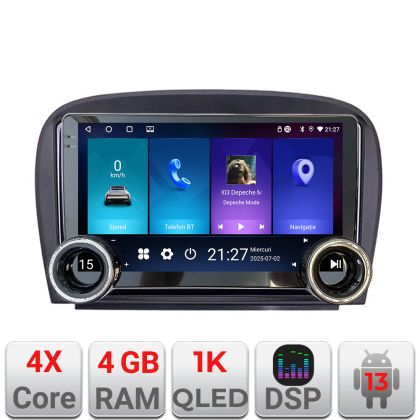 Navigatie Mercedes SL W230 2004-2011 Kit-W230 Edotec  4+64 10.5 inch Incell 1K android Wifi 5Ghz gps internet CarStore Technology