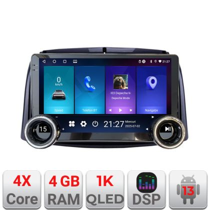 Navigatie Renault Koleos 2009-2016 Kit-KOLEOS Edotec  4+64 10.5 inch Incell 1K android Wifi 5Ghz gps internet CarStore Technology