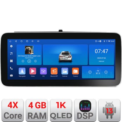 Navigatie Ssangyong Rexton 2019- Edotec 4+64 12.3 inch Incell 1K android Wifi 5Ghz gps internet  Kit-REXTON CarStore Technology