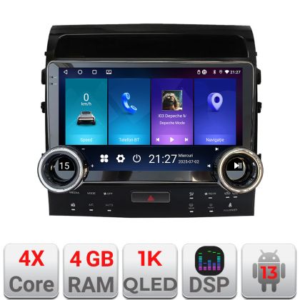 Navigatie Toyota Landcruiser 200 V8 2007-2015 cu navi si 360 Edotec  4+64 10.5 inch Incell 1K android Wifi 5Ghz gps internet  KIT-381-360 CarStore Technology