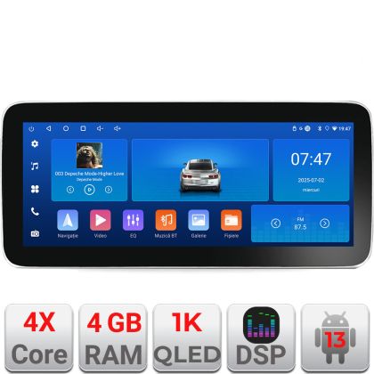 Navigatie universala 2din-2 Edotec 4+64 12.3 inch Incell 1K android Wifi 5Ghz gps internet  C CarStore Technology