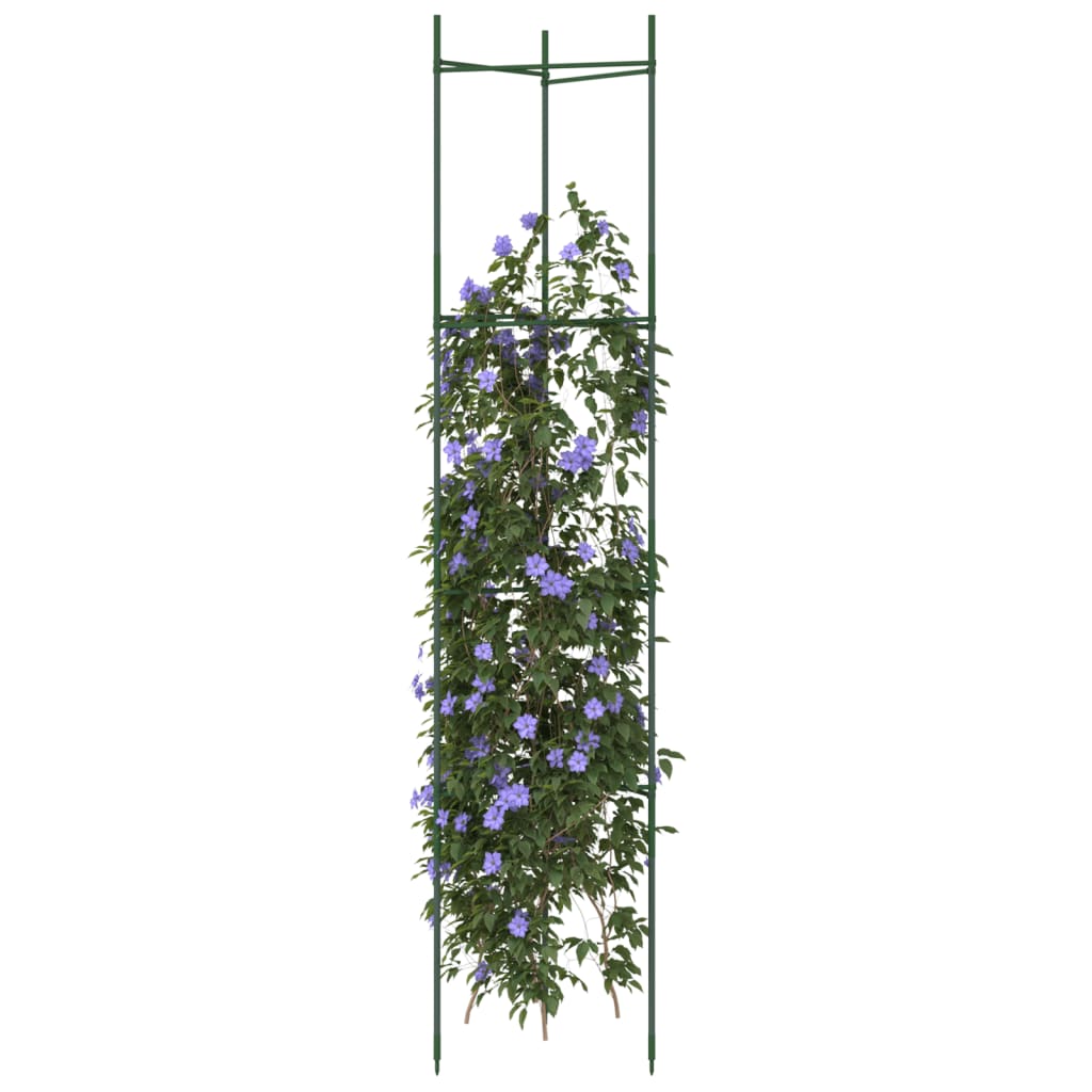 Suport pentru roșii, 4 buc., 154 cm, oțel și PP GartenMobel Dekor