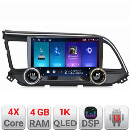Navigatie Hyundai Elantra 2018- Kit-1581 Edotec  4+64 10.5 inch Incell 1K android Wifi 5Ghz gps internet CarStore Technology