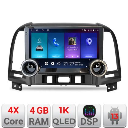 Navigatie Hyundai Santa Fe 2007-2012 Kit-008 Edotec  4+64 10.5 inch Incell 1K android Wifi 5Ghz gps internet CarStore Technology