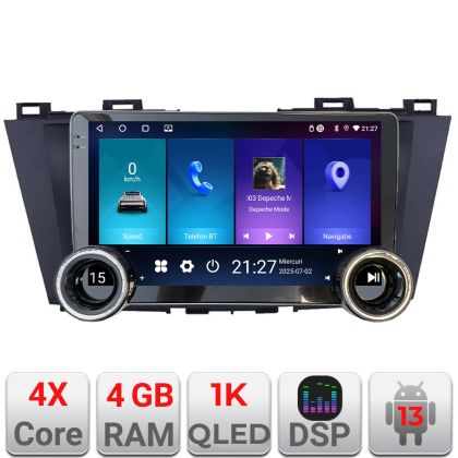 Navigatie Mazda 5 Edotec  4+64 10.5 inch Incell 1K android Wifi 5Ghz gps internet  Kit-117 CarStore Technology