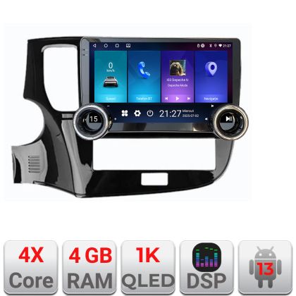 Navigatie Mitsubishi Outlander 2014- Kit-1230 Edotec  4+64 10.5 inch Incell 1K android Wifi 5Ghz gps internet CarStore Technology