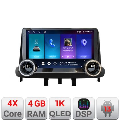 Navigatie Renault Megane 3 Fluence Kit-145 Edotec  4+64 10.5 inch Incell 1K android Wifi 5Ghz gps internet CarStore Technology