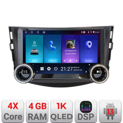 Navigatie Toyota RAV4 Kit-018 Edotec  4+64 10.5 inch Incell 1K android Wifi 5Ghz gps internet CarStore Technology