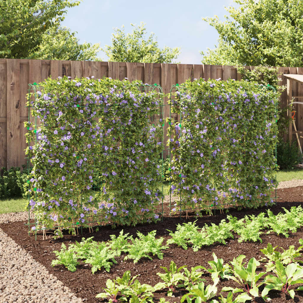 Spaliere de grădină plante cățărătoare 2 buc. oțel, cu cadru U GartenMobel Dekor