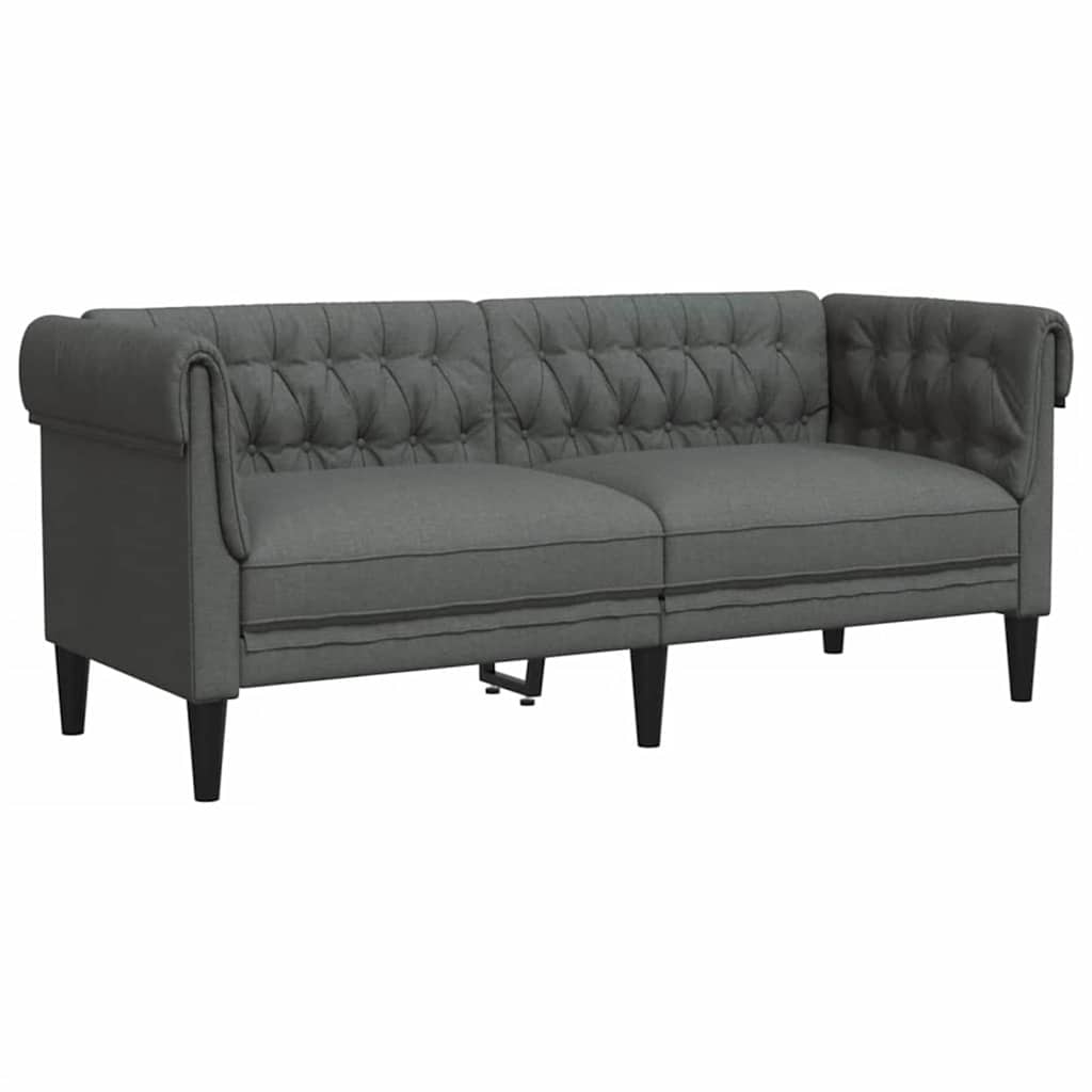 Set de canapea 3 pcs Gri închis țesătură GartenMobel Dekor