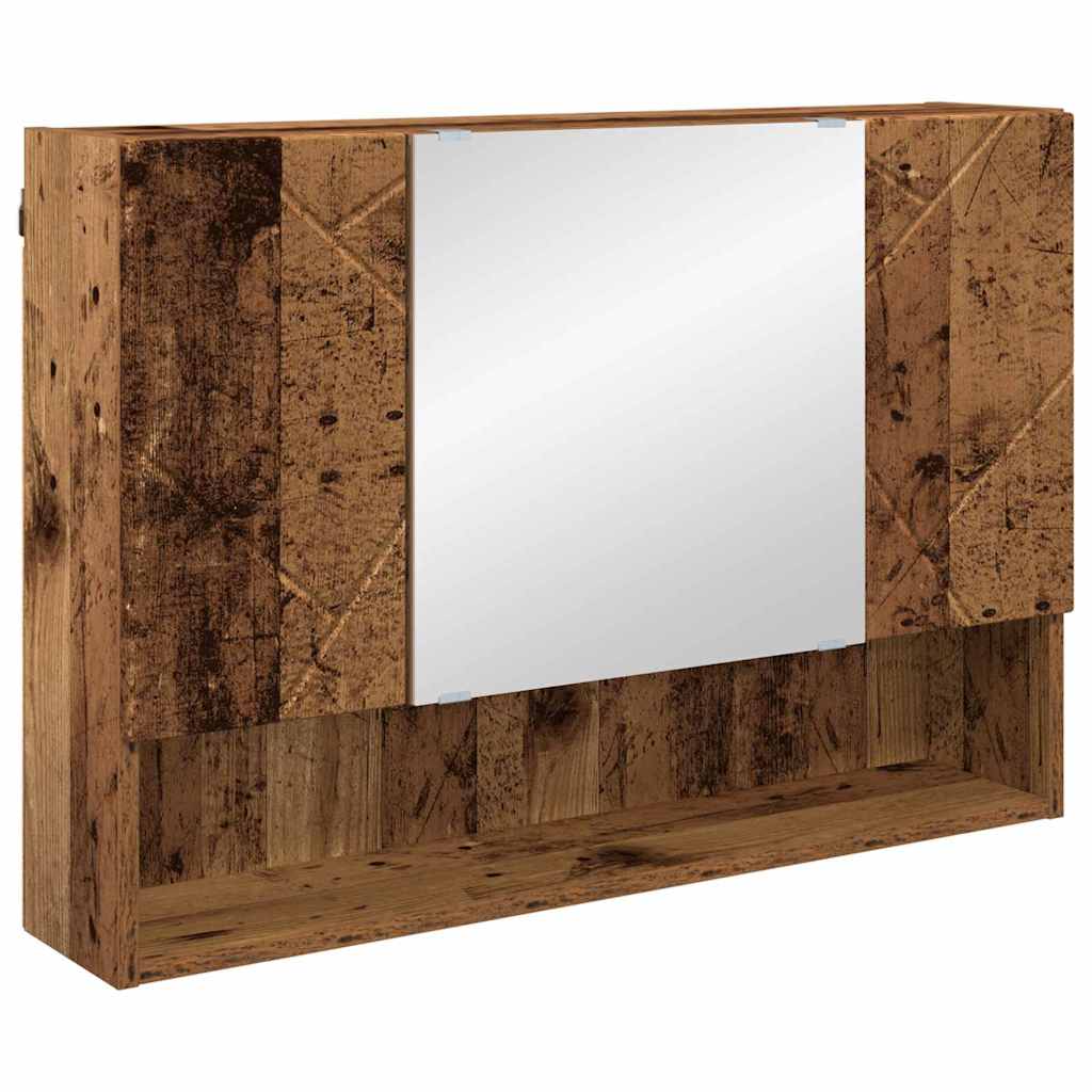 Set de mobilier pentru baie 2 pcs Lemn vechi 76.5 x 35 x 64 cm GartenMobel Dekor