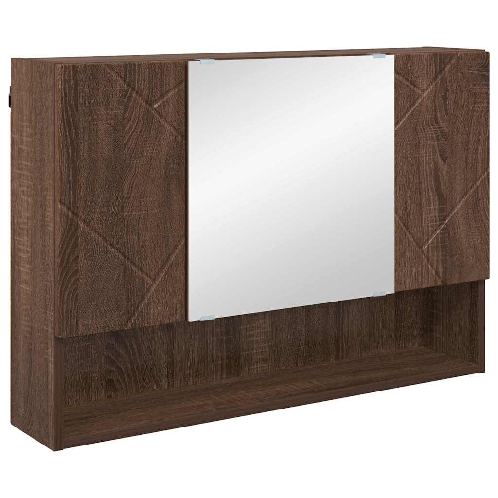 Set de mobilier pentru baie 2 pcs Stejar brun 76.5 x 35 x 64 cm GartenMobel Dekor