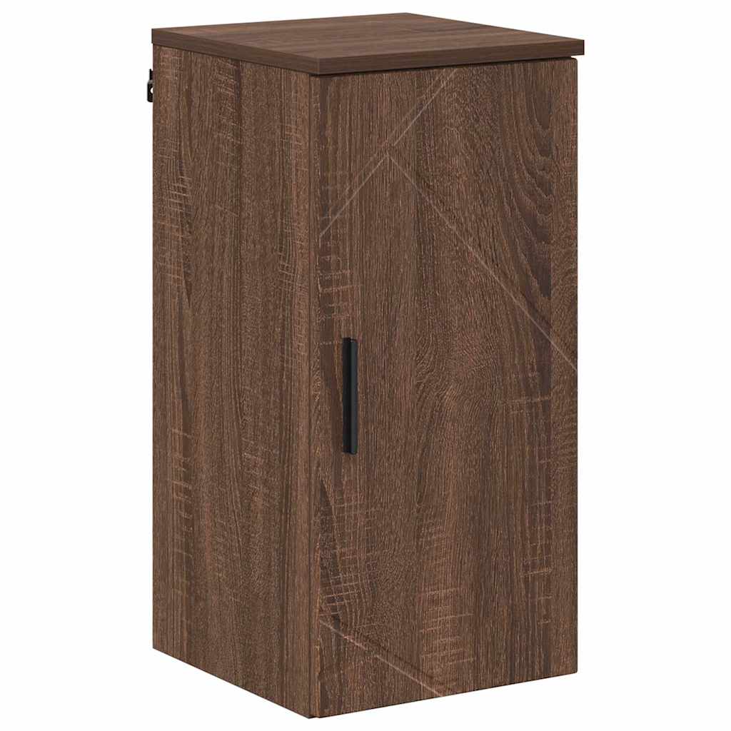 Set de mobilier pentru baie 5 pcs Stejar brun 30 x 35 x 192 cm GartenMobel Dekor