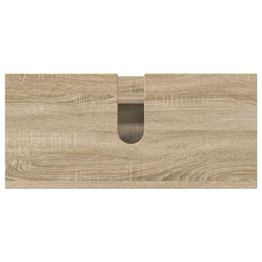 Set de mobilier pentru baie cu sertar 2 pcs Stejar sonoma GartenMobel Dekor