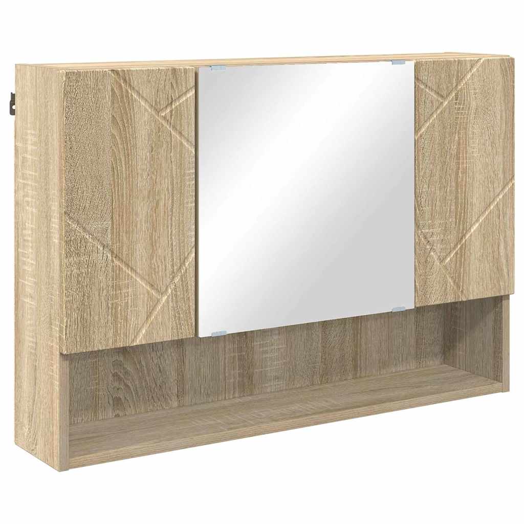 Set de mobilier pentru baie cu sertar 2 pcs Stejar sonoma GartenMobel Dekor