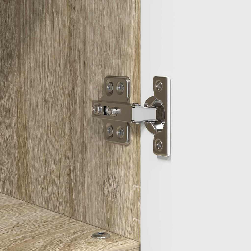 Set de mobilier pentru baie cu sertar 3 pcs Stejar sonoma GartenMobel Dekor