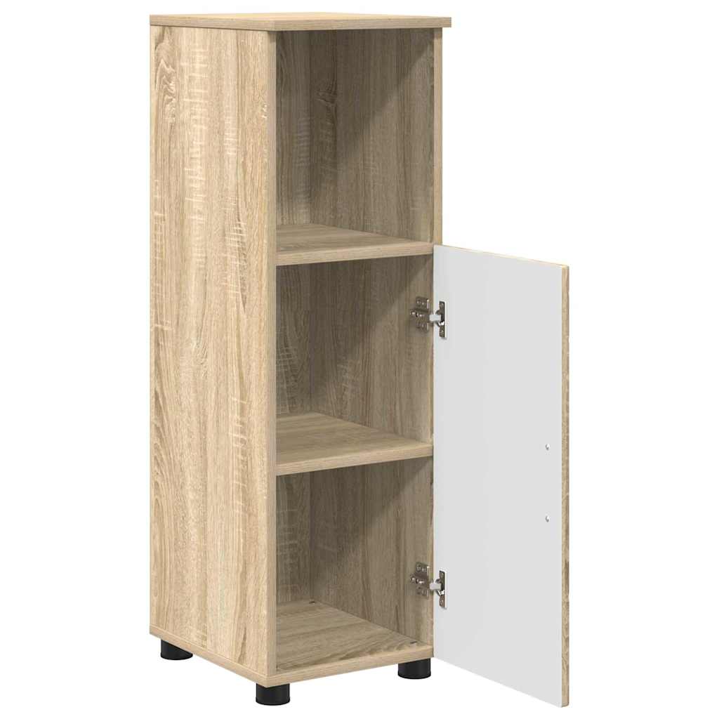Set de mobilier pentru baie cu sertar 3 pcs Stejar sonoma GartenMobel Dekor