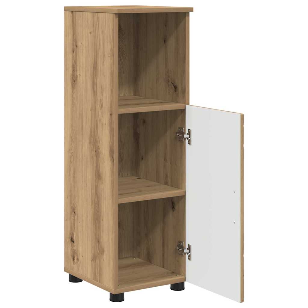 Set de mobilier pentru baie cu sertar 3 pcs stejar artizanal GartenMobel Dekor