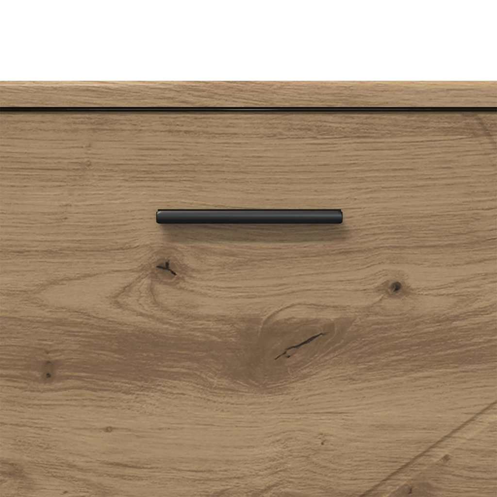 Set de mobilier pentru baie cu sertar 3 pcs stejar artizanal GartenMobel Dekor