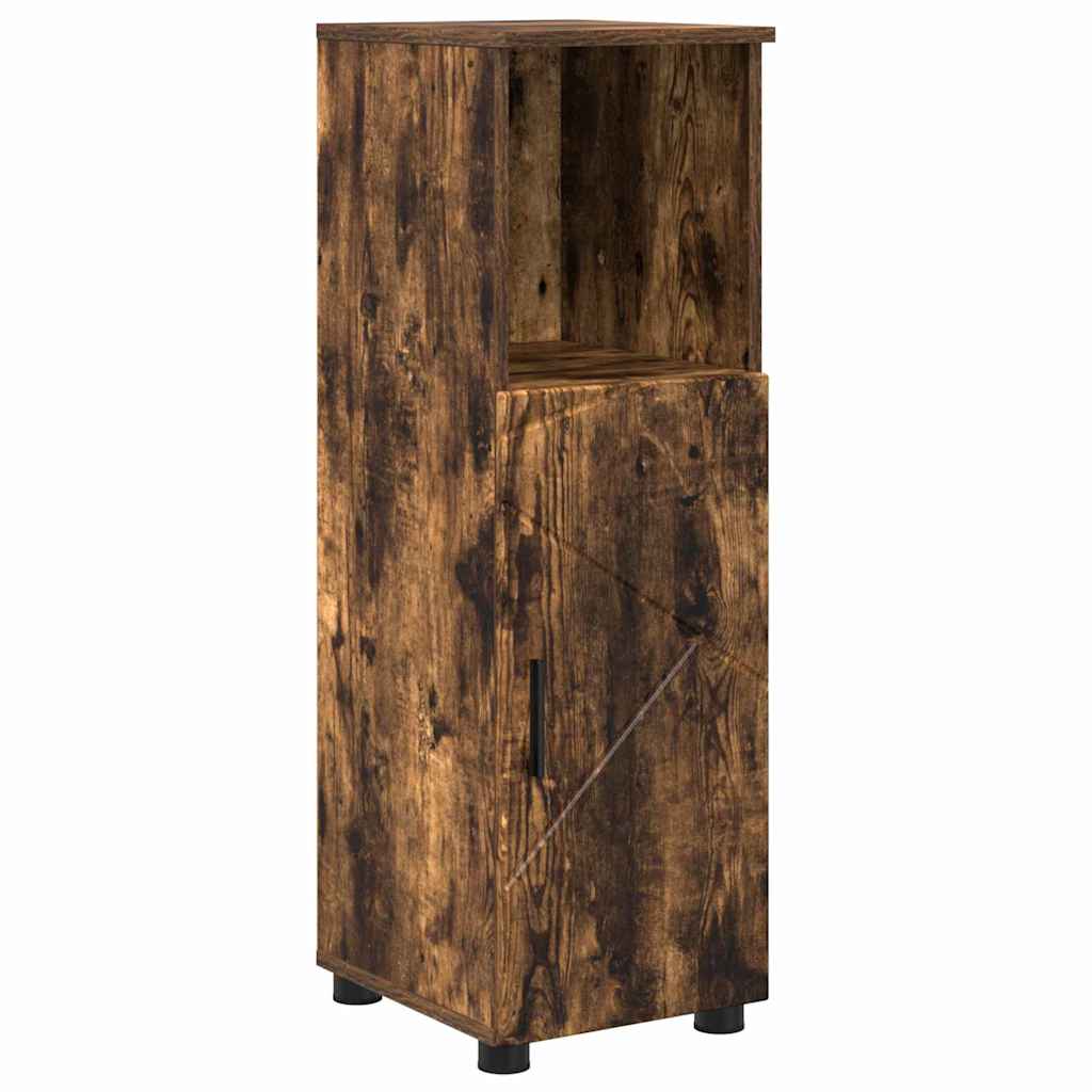 Set de mobilier pentru baie cu sertar 4 pcs Stejar afumat GartenMobel Dekor