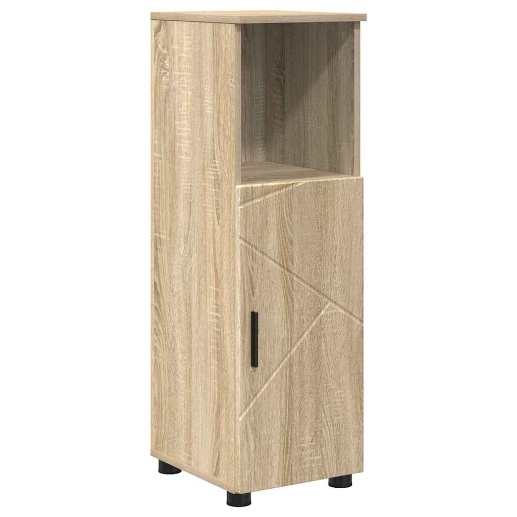 Set de mobilier pentru baie cu sertar 4 pcs Stejar sonoma GartenMobel Dekor