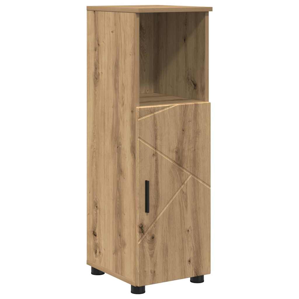 Set de mobilier pentru baie cu sertar 4 pcs stejar artizanal GartenMobel Dekor