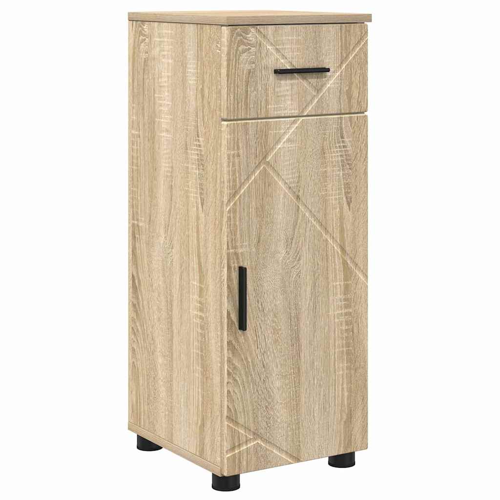 Set de mobilier pentru baie cu sertar 5 pcs Stejar sonoma GartenMobel Dekor