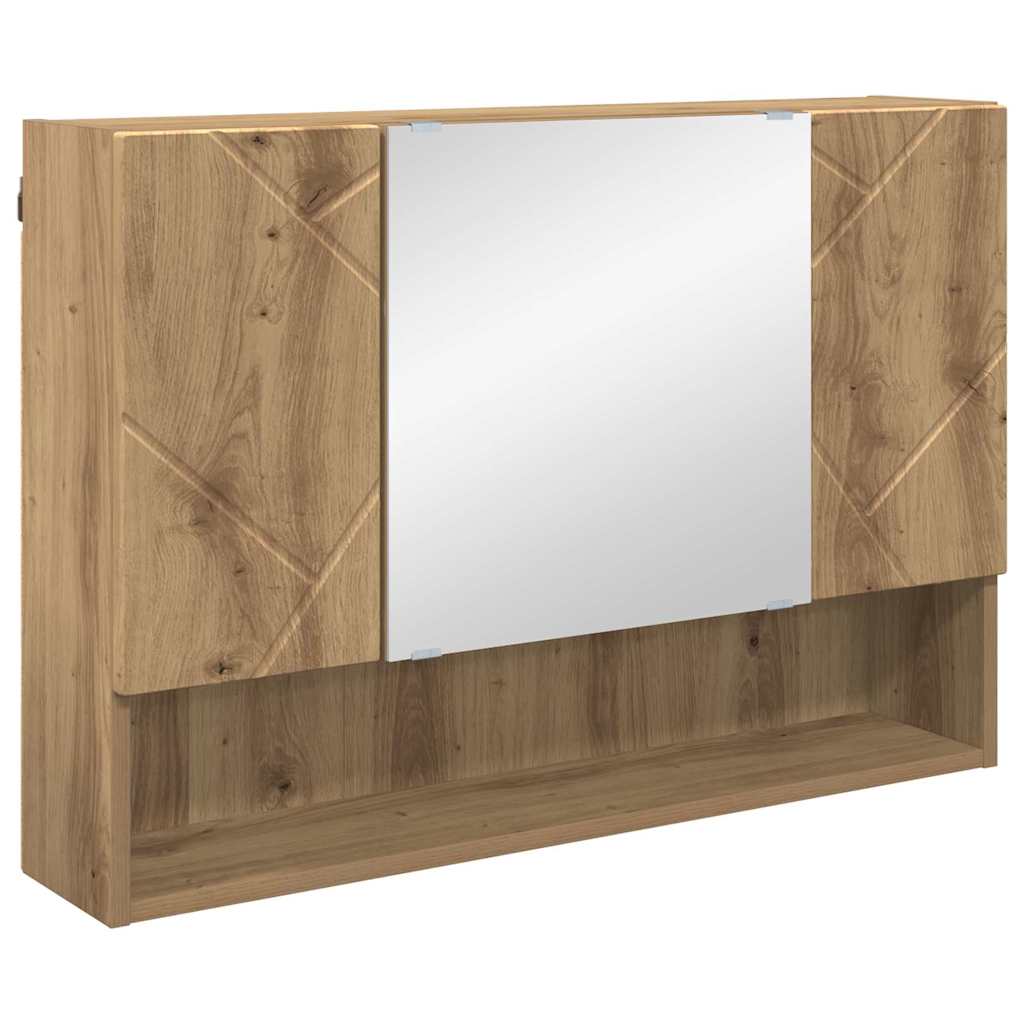 Set de mobilier pentru baie cu sertar 5 pcs stejar artizanal GartenMobel Dekor