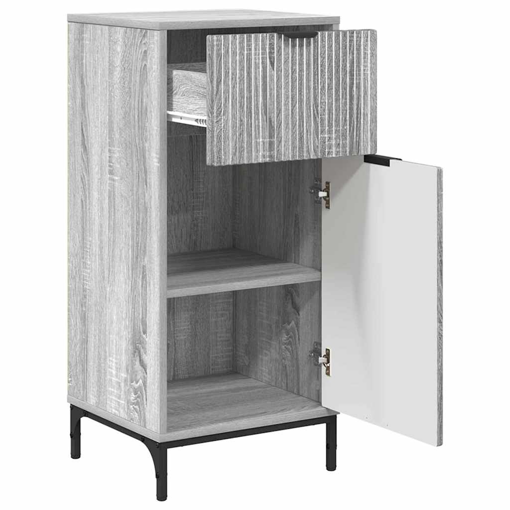 Set de mobilier pentru baie 2 pcs sonoma gri 39.5 x 36 x 88 cm GartenMobel Dekor