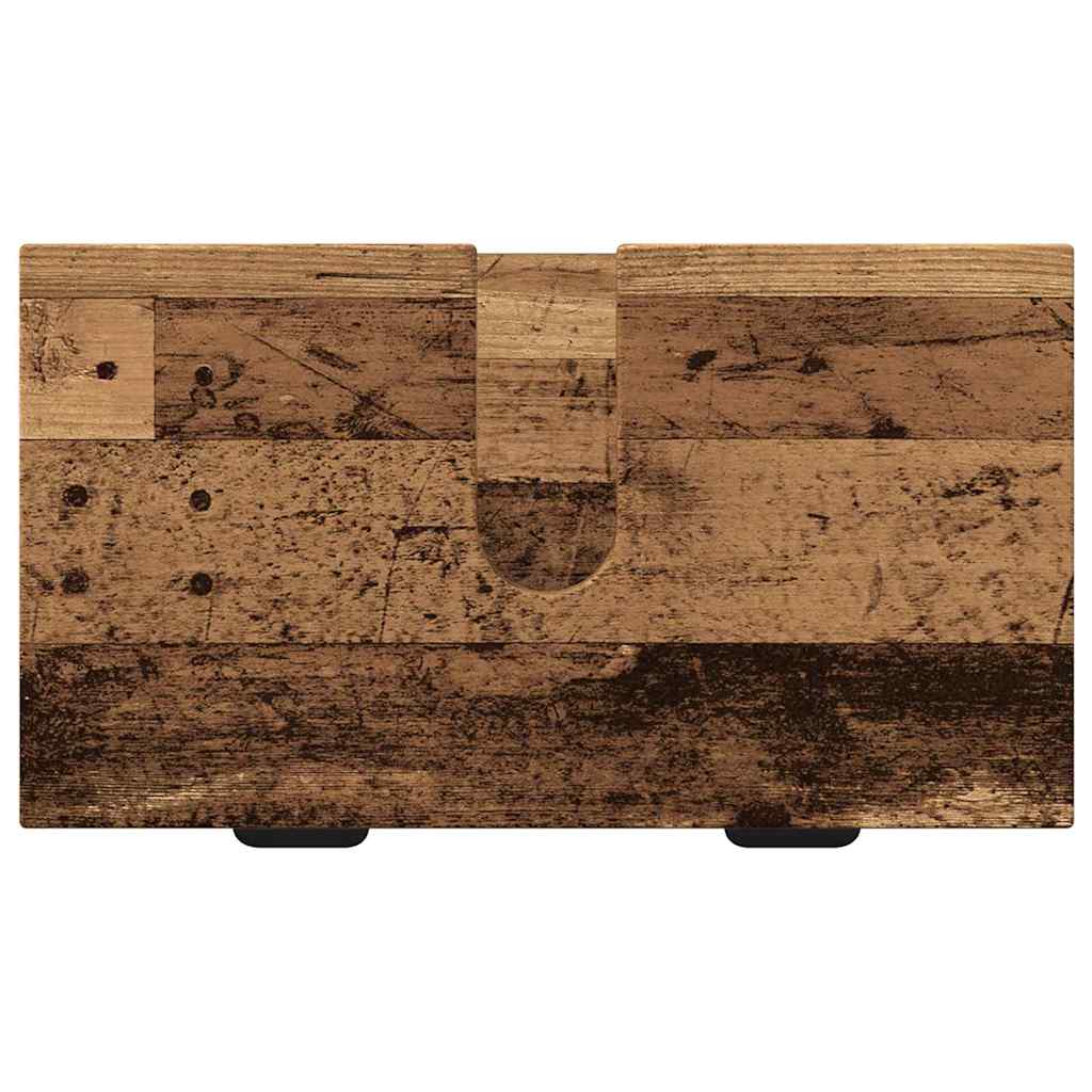 Set de mobilier pentru baie 3 pcs Lemn vechi 39.5 x 36 x 88 cm GartenMobel Dekor