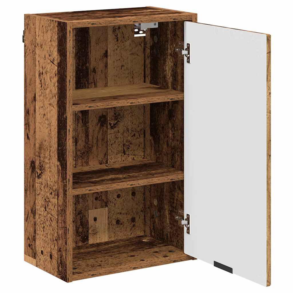 Set de mobilier pentru baie 3 pcs Lemn vechi 39.5 x 36 x 88 cm GartenMobel Dekor