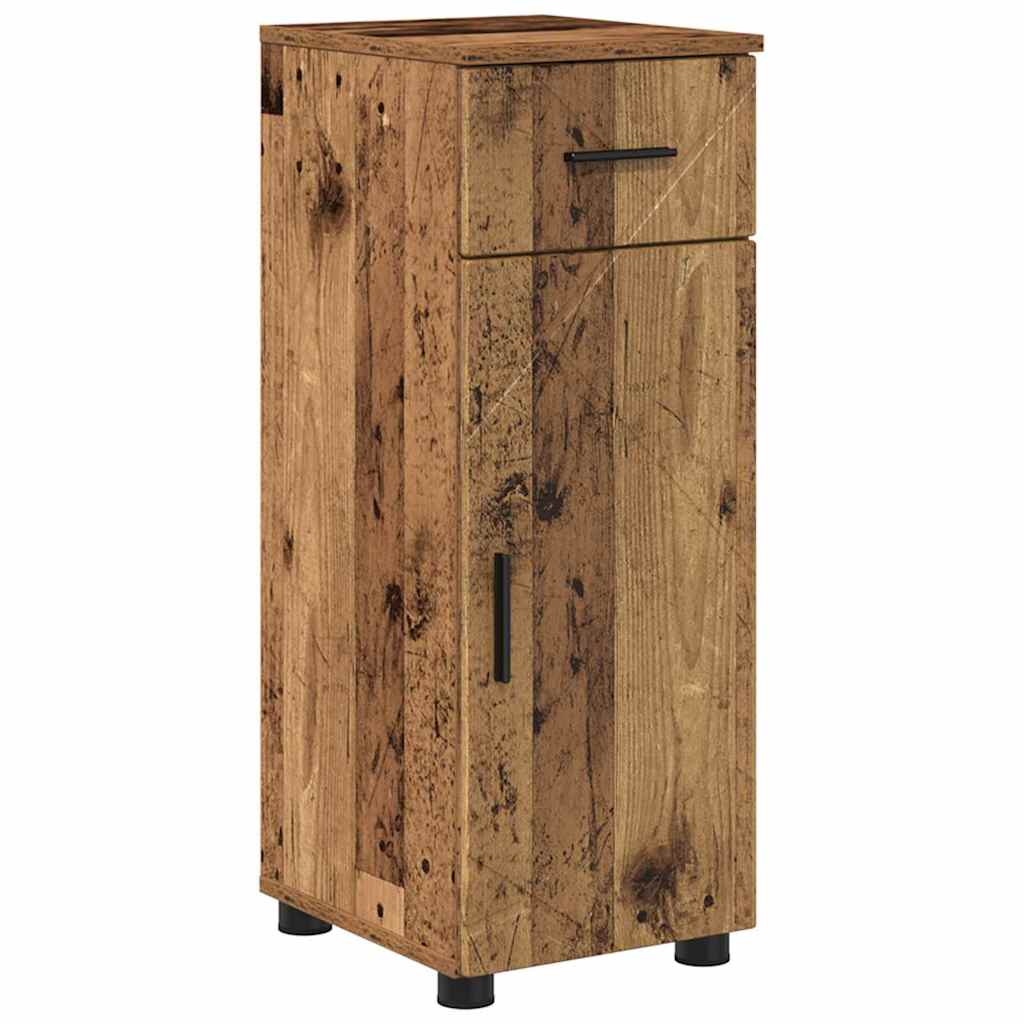 Set de mobilier pentru baie 5 pcs Lemn vechi 30 x 35 x 192 cm GartenMobel Dekor
