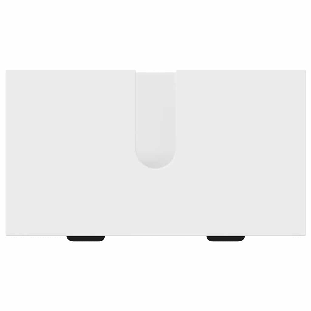 Set de mobilier pentru baie cu raft 3 pcs Alb 39.5 x 36 x 88 cm GartenMobel Dekor