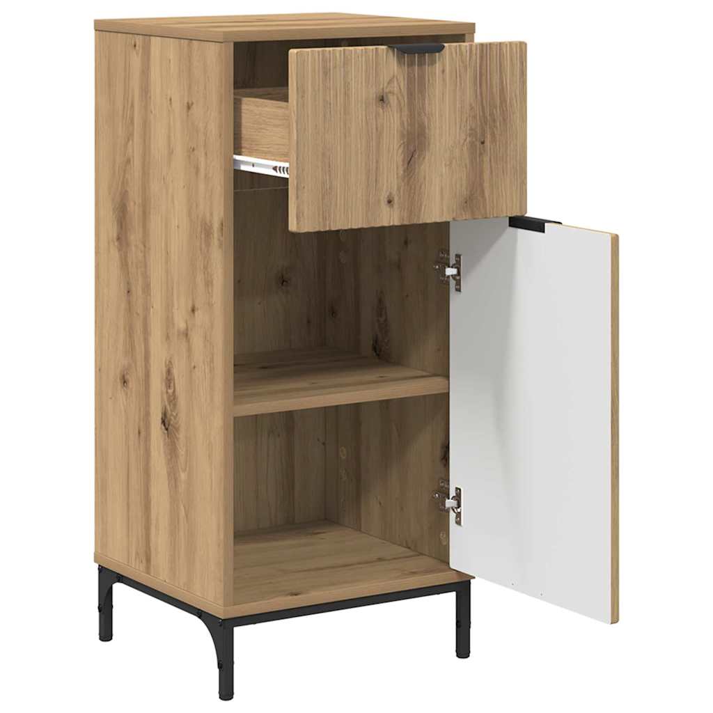 Set de mobilier pentru baie cu sertar 2 pcs stejar artizanal GartenMobel Dekor
