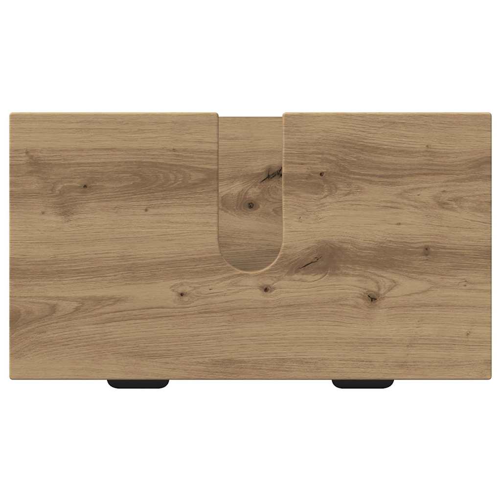 Set de mobilier pentru baie cu sertar 2 pcs stejar artizanal GartenMobel Dekor
