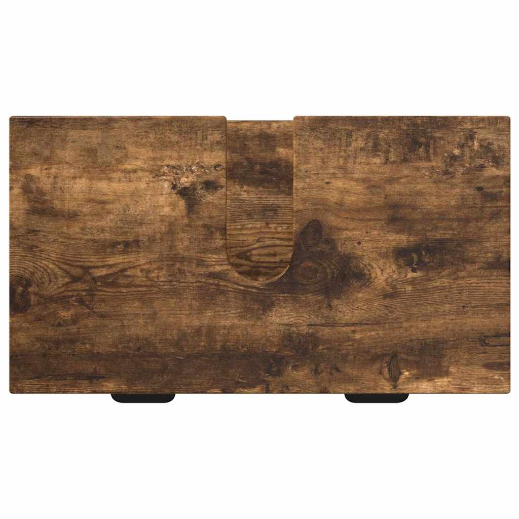 Set de mobilier pentru baie cu sertar 3 pcs Stejar afumat GartenMobel Dekor
