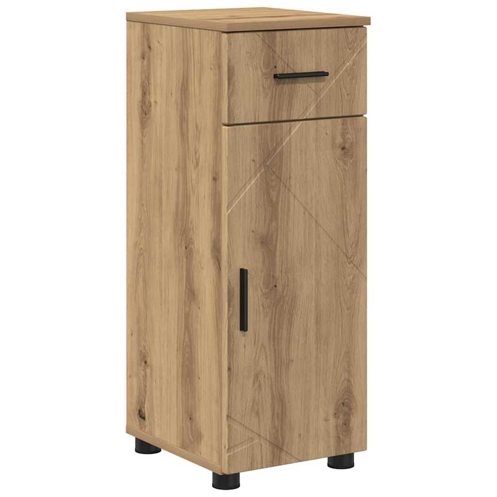 Set de mobilier pentru baie cu sertar 5 pcs stejar artizanal GartenMobel Dekor