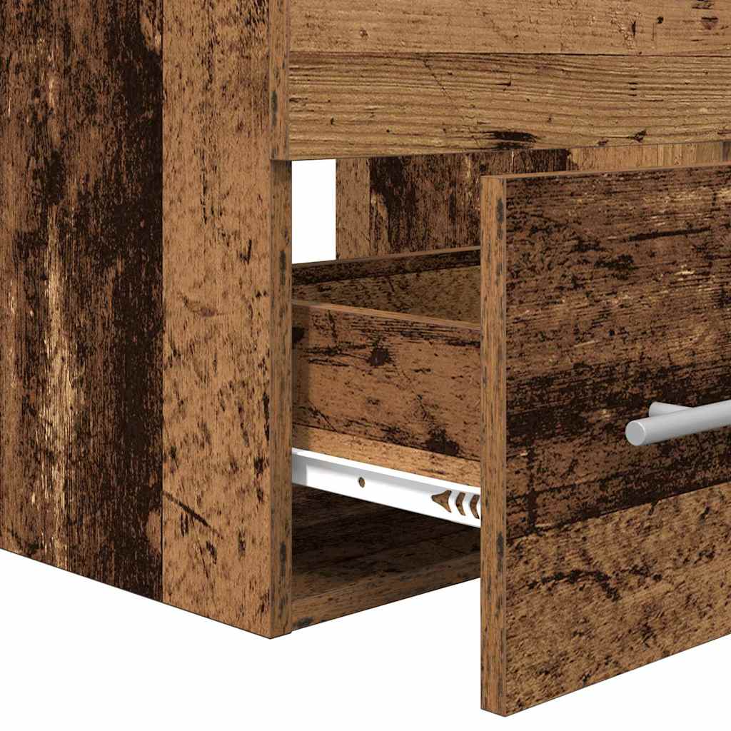 Set de mobilier pentru baie 2 pcs Lemn vechi 41 x 38.5 x 48 cm GartenMobel Dekor