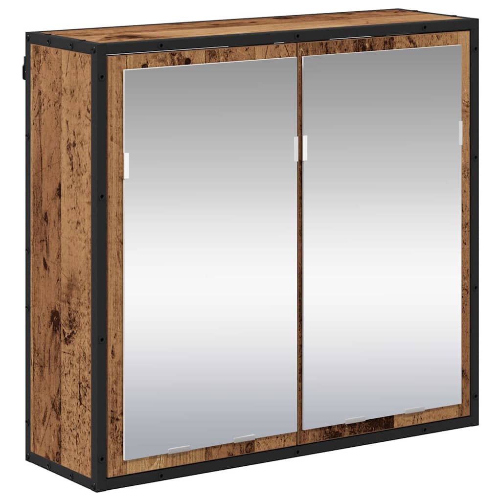 Set de mobilier pentru baie 2 pcs Lemn vechi 65 x 33 x 60 cm GartenMobel Dekor