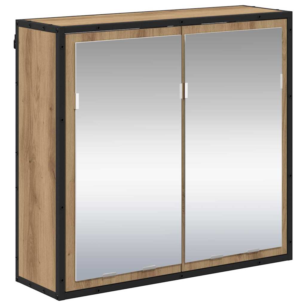 Set de mobilier pentru baie cu sertar 3 pcs stejar artizanal GartenMobel Dekor