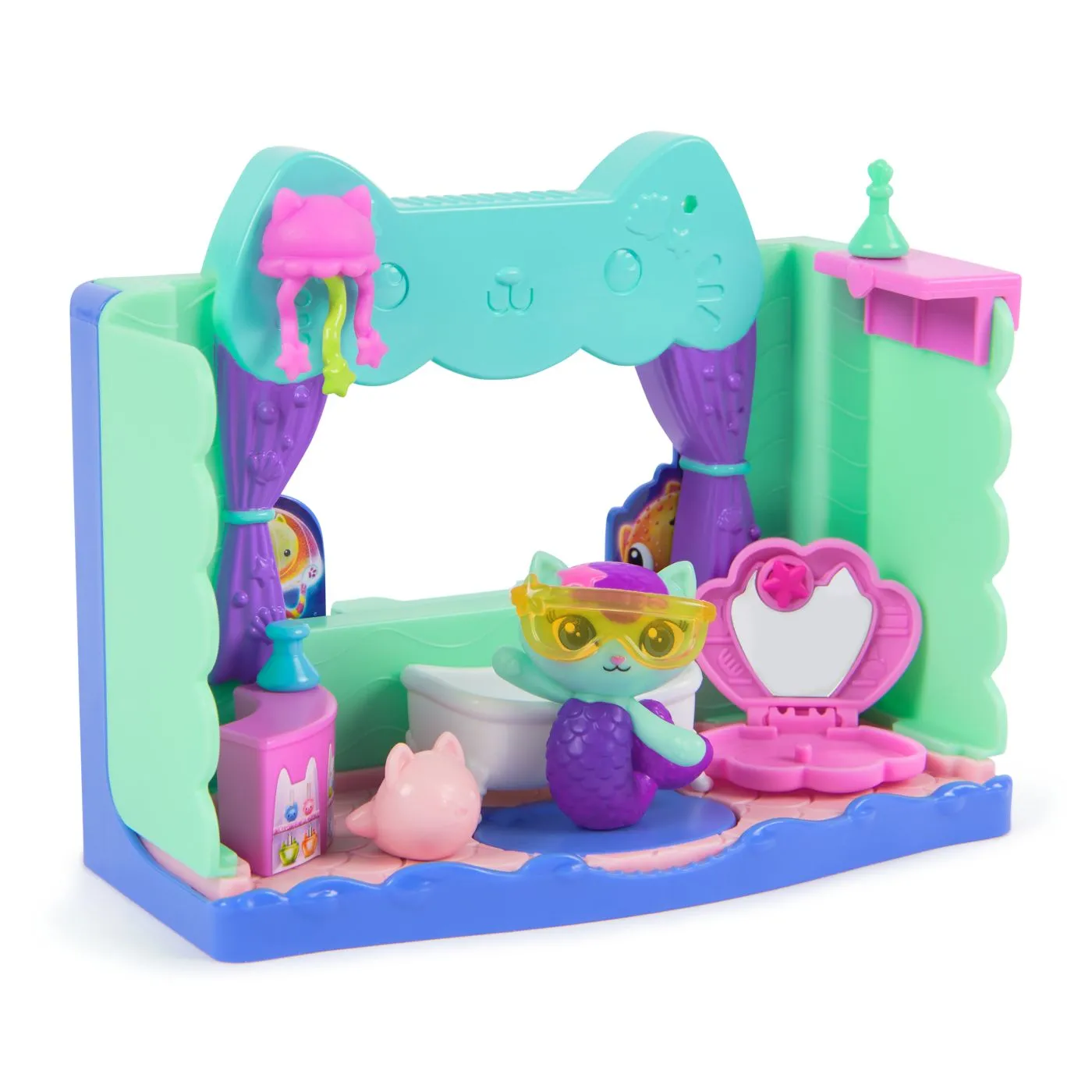 GABBYS DOLLHOUSE FILMUL CAMERE PENTRU CASA DE PAPUSI A LUI GABBY BAIE CU FIGURINE SI ACCESORII SuperHeroes ToysZone