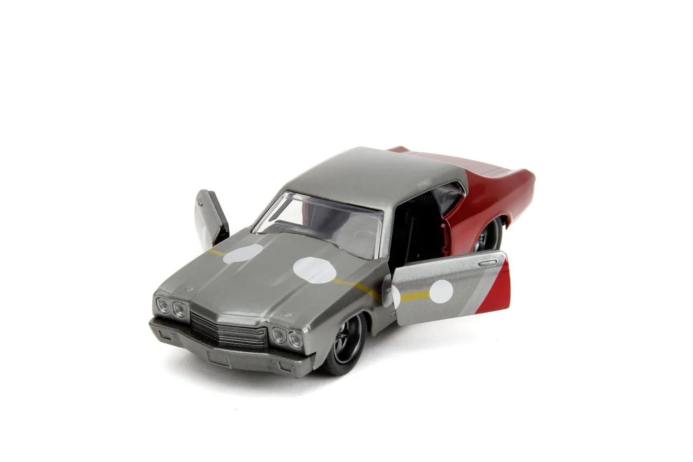 JADA MARVEL SET FIGURINA METALICA THOR SI MASINUTA CHEVY CHEVELLE SS SCARA 1 LA 32 SuperHeroes ToysZone