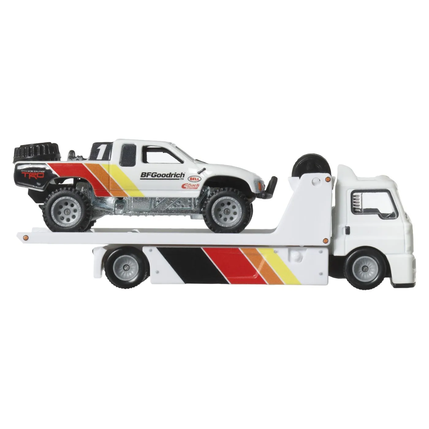 HOT WHEELS TRANSPORTATOR FLEET STREET CU MASINUTA TOYOTA OFF ROAD TRUCK SCARA 1:64 SuperHeroes ToysZone