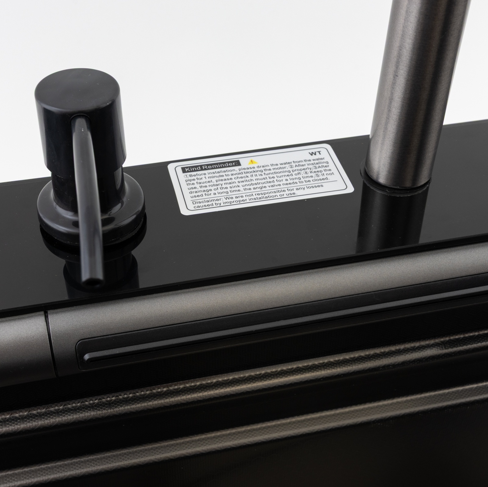 MH7546-SET-06 Chiuveta multifunctionala din inox nano black, honeycomb, seria Decor MIXXUS Innovative ReliableTools