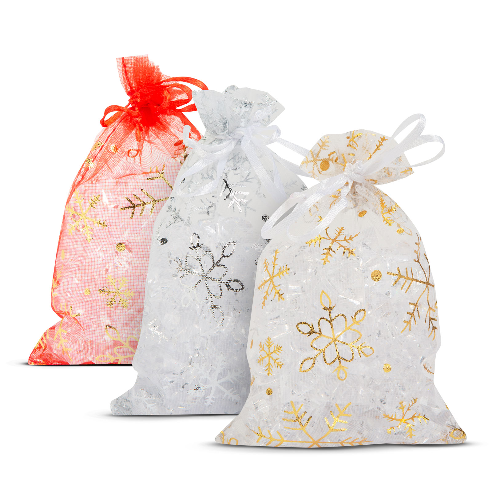 Săculeți organza pentru cadouri – set 12 bucăți – 10 x 15 cm – 3 culori Best CarHome